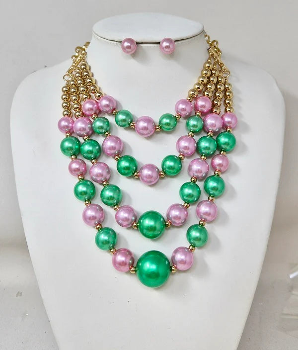 Nathalie Multi Ball Necklace